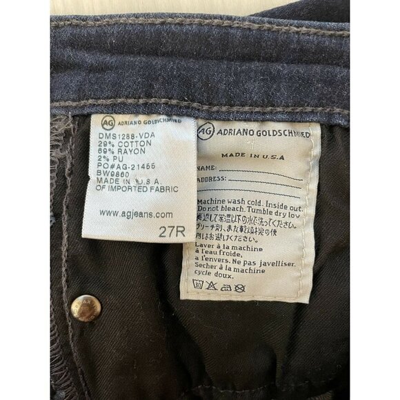 AG Adriano Goldschmied The Legging Super Skinny Jeans Denim Made USA Stretch 27R - Picture 8 of 12